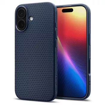 Spigen Liquid Air Case for Apple iPhone 15 Pro Max - Navy Blue