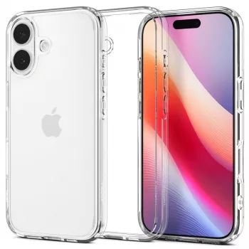 Spigen Ultra Hybrid Case for iPhone 17, Crystal Clear