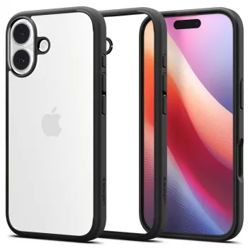 Spigen Ultra Hybrid iPhone 17 mat sort