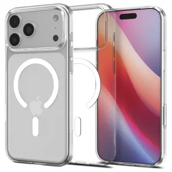 Spigen Liquid Crystal Mag Magsafe iPhone 17 Pro Max Clear/White