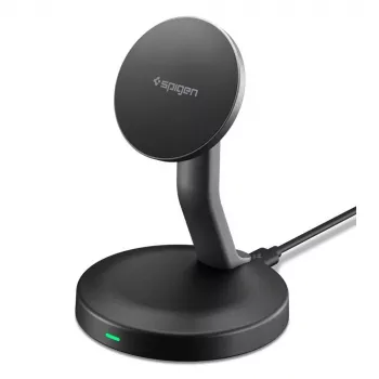 SPIGEN EF151MS Essential magnetisk MagSafe trådløs oplader 15W sort