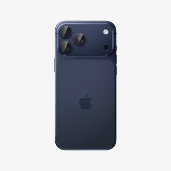 Spigen Optik Pro XL GLAS.TR EZ FIT kamerabeskytter til Apple iPhone 17 Pro - blå