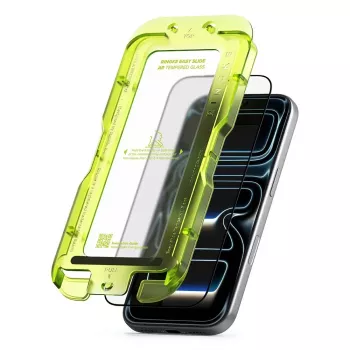Ringke Easy Slide anti-reflekterende skærmbeskyttelse af hærdet glas til iPhone 17 Pro Max, sort