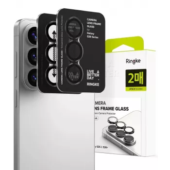 Ringke Camera Frame Protector 2-pak til Samsung Galaxy S26 / S26+ Plus - sort