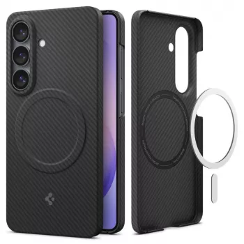 SPIGEN AirSkin Aramid Mag MagSafe-cover til Samsung Galaxy S26 sort