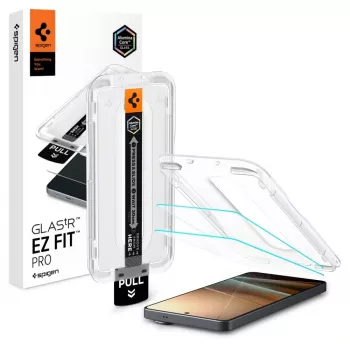 Spigen Glas.TR EZ Fit Pro AC anti-refleks hærdet glas skærmbeskyttelse til Samsung Galaxy S26 Ultra, transparent - 2-pak