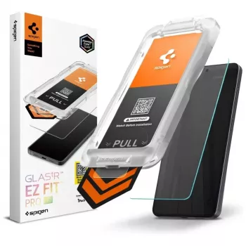 Spigen Glas.tR EZ Fit Pro AC HD hærdet glas skærmbeskyttelse til Samsung Galaxy S26+ Plus, klar