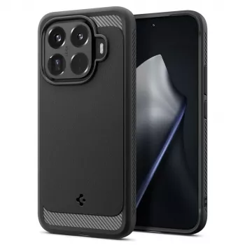 Spigen Rugged Armor Case for Xiaomi 15T Pro, Matte Black
