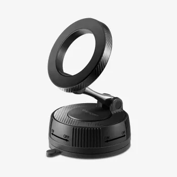 SPIGEN MFT36 VacuumLock magnetisk MagSafe bilholder til instrumentbrættet sort