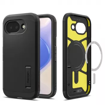 Spigen Tough Armor MagFit MagSafe-cover til Google Pixel 8a – sort