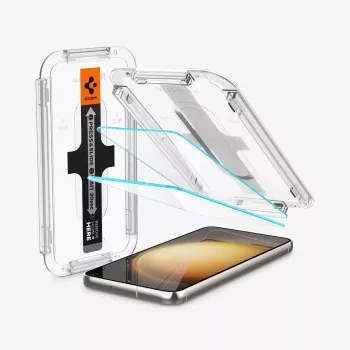 Spigen Glas.tR EZ Fit hærdet glas skærmbeskyttelse til Samsung Galaxy S23 (2-pak) klar