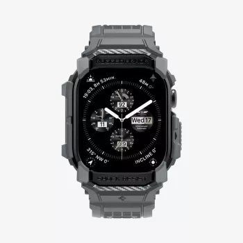 SPIGEN RUGGED ARMOR PRO APPLE WATCH 10 / 11 (46 MM) MØRKEGRÅ