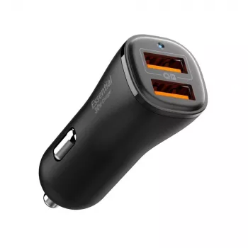 SPIGEN Essential EV302 2-PORT BILLADER 30W SORT
