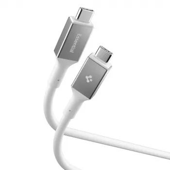 SPIGEN Essential USB-C til USB-C-kabel 240W 120 cm hvid
