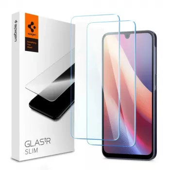 SPIGEN GLAS.tR SLIM 2-pak Skærmbeskytter af hærdet glas til Samsung Galaxy A16 4G/5G, A26 5G, A17 4G/5G - Klar