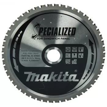 Makita Specialized B-33582 rundsavklinge til sandwichpaneler, 235 x 30 mm, 50 tænder