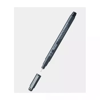 Pentel fineliner pigment 0,3 mm sort