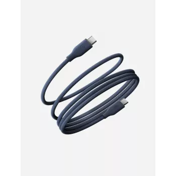 ENERGEA Helix 60 USB-C til USB-C magnetkabel 480Mbps 60W 1,5m blå