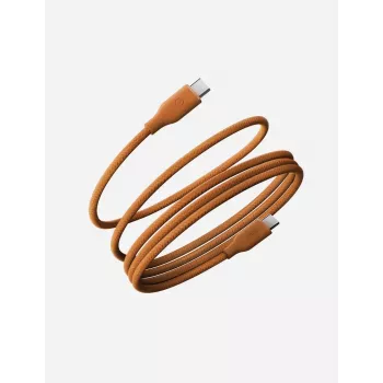 ENERGEA Helix 60 USB-C til USB-C magnetkabel 480Mbps 60W 1,5m orange