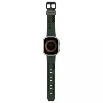 Skinarma Shokku-rem til Apple Watch 49/45/44 mm mørk oliven