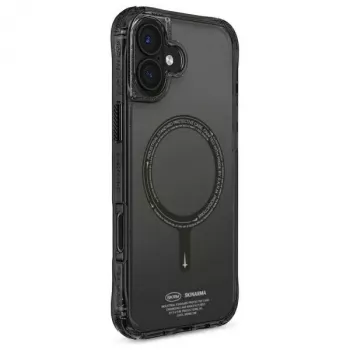 SKINARMA Saido Case til Apple iPhone 16 6,1 inch Magnetic Charging sort