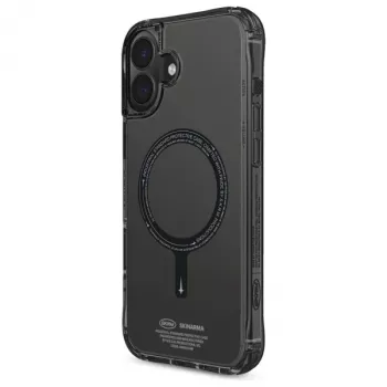 SKINARMA Saido Case til Apple iPhone 16 6,1 inch Magnetic Charging sort