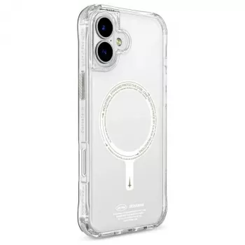 SKINARMA Saido Case til iPhone 16 Plus 6,7 inch Magnetic Charging grøn (Niteglow)