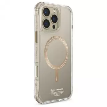 SKINARMA Saido iPhone 16 Pro 6,3 inch Magnetic Charging Case champagne