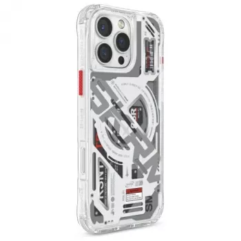 SKINARMA Ekho Case til iPhone 16 Pro 6,3 inch Magnetic Charging Clear