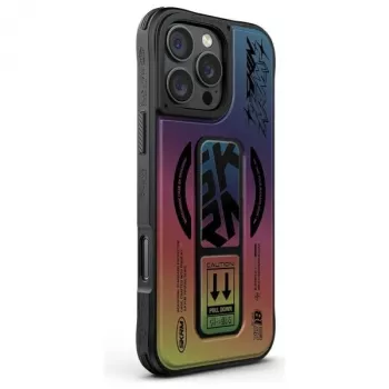 SKINARMA Kira Kobai iPhone 16 Pro 6,3 inch Magnetisk Ladende Grip Stand Cover Hologram