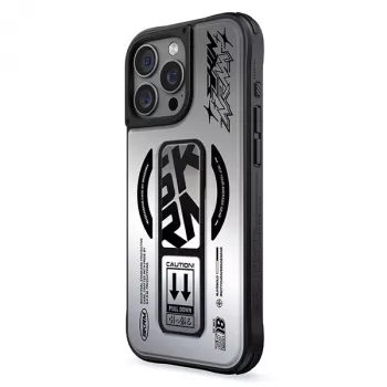 SKINARMA Kira Kobai iPhone 16 Pro 6,3 inch magnetisk opladningsgrip-stand-etui Chrome