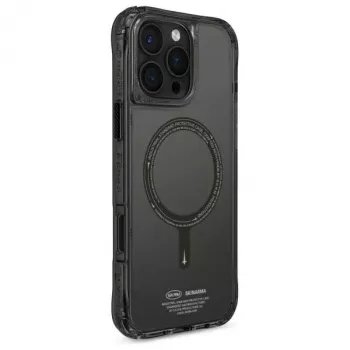 Skinarma Saido Case til iPhone 16 Pro Max 6,9 inch, magnetisk opladning, sort