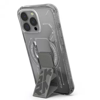 SKINARMA Helio Case til iPhone 16 Pro Max 6,9 inch magnetisk opladning + gripstander titan