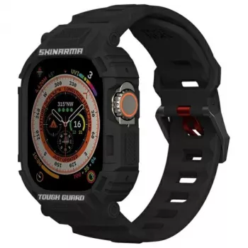 Skinarma Mecha 2-i-1 Cover og Rem til Apple Watch Ultra 49mm - sort