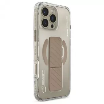 SKINARMA Axon magnetisk opladning + grebstander Case til iPhone 16 Pro 6,3 inch - champagne