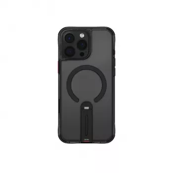 SKINARMA Helix magnetisk opladning 360° roterende stander-Case til iPhone 16 Pro Max, sort