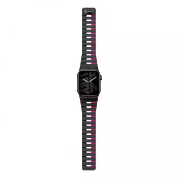 Skinarma Gemini rem til Apple Watch 42/41/40 mm midnight