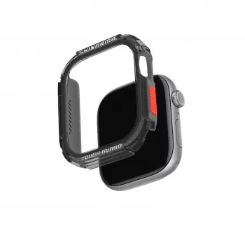 SKINARMA Atom beskyttelses-bumper-Case til Apple Watch 46 mm - smoky