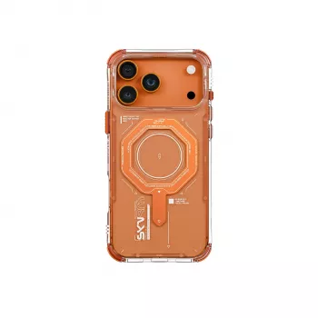 Skinarma Magma Magnetic Charging Case til iPhone 17 Pro Max, orange