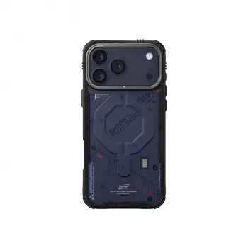 SKINARMA Vigor Cover med Mag-Charge Magnetring til Apple iPhone 17 Pro Max, marineblå (SK-IP17PM-VGR-BLU)