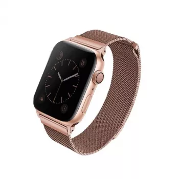 UNIQ Dante Apple Watch-rem rustfrit stål roséguld 38/40/41mm serie 1-9 SE