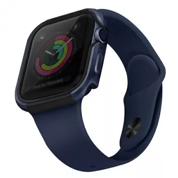 UNIQ Valencia Protective Case til Apple Watch Series 4/5/6/SE/SE3 40mm - Atlantic Blue