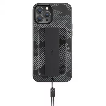 UNIQ Heldro Case til iPhone 12 Pro Max 6,7 inch Charcoal Camo Antimicrobial