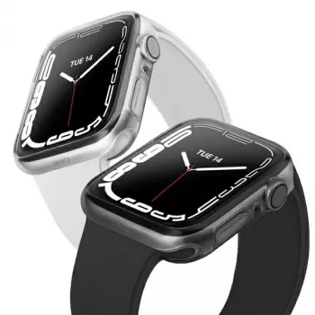 UNIQ Glase Apple Watch Series 7/8/9 41mm Dual Pack Clear & Smoke Beskyttelsesetui