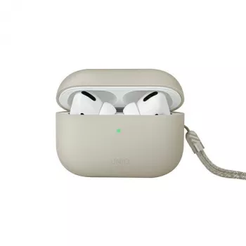 UNIQ Lino Silicone Case til AirPods Pro 2. generation (2022/2023) - beige ivory
