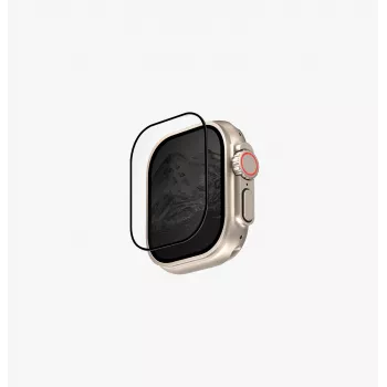 UNIQ Optix Vivid Apple Watch Ultra 49mm klar hærdet glas skærmbeskytter med applicator