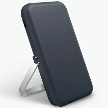 UNIQ Powerbank Hoveo 5000mAh USB-C 20W PD hurtigopladning trådløs magnetisk Storm Blue