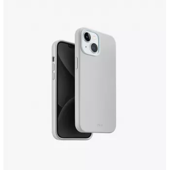 UNIQ Lino Hue Magclick ladecover til iPhone 15/14/13 6,1 inch - kridtgrå