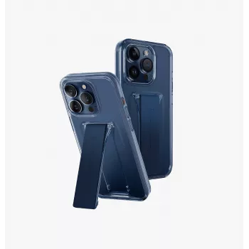 UNIQ Heldro Mount med stand cover til iPhone 15 Pro Max 6,7 inch ultramarin Deep Blue