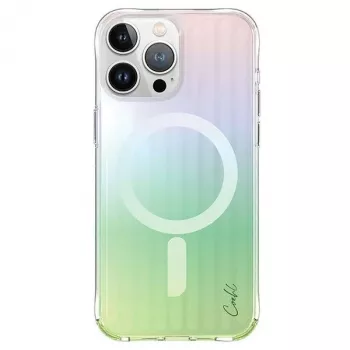 UNIQ Coehl Linear Magnetic Charging cover til iPhone 15 Pro Max 6,7 inch Opal Iridescent